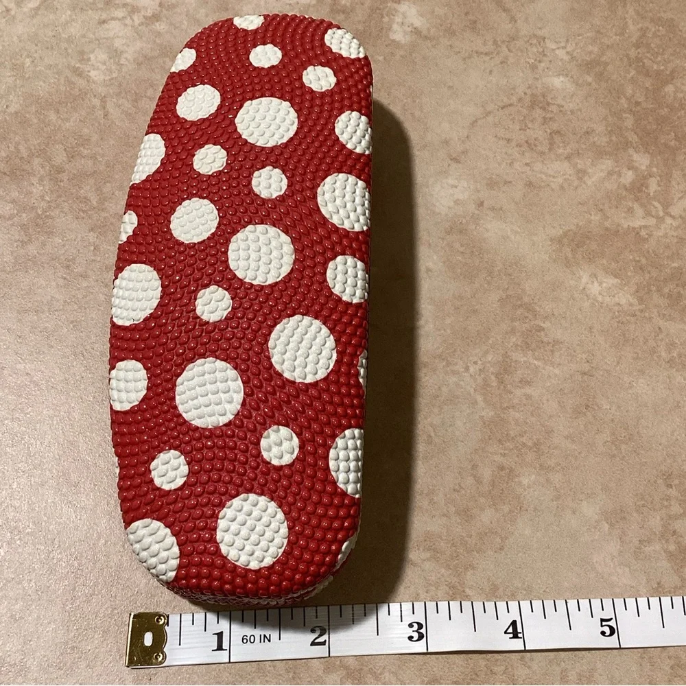 Red and White Polka Dot Hard Case for Kids Glasses